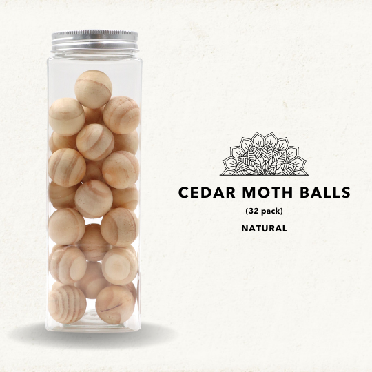 Cedar Wood Moth Balls – Natural Moth Repellent